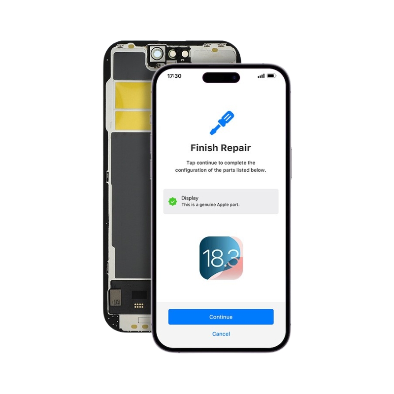 Apple iPhone 12/iPhone 12 Pro LCD Display + Touchscreen - Soft Oled - Diagnostic / No Warning Message - Black