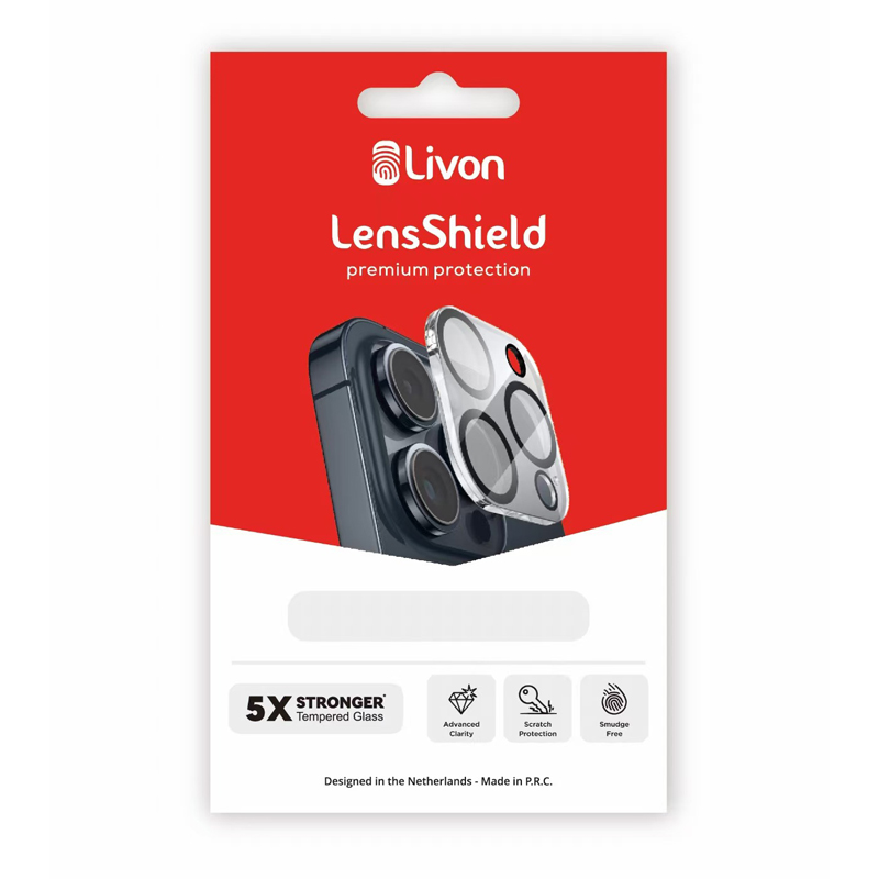 Livon iPhone Air Tempered Glass - LensShield - Transparant
