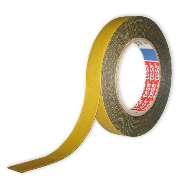 Tesa 51965 - Double Sided Black Tape 6mm x 50m